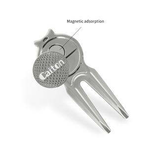 Chất Lượng Hàng Đầu Kim Loại Golf Phụ Kiện <span class=keywords><strong>Pitchfork</strong></span> Golf Divot Công Cụ Sửa Chữa Biểu Tượng Tùy Chỉnh Chung Golf Bóng Đánh Dấu Divot Công Cụ Sửa Chữa - Product Image 5