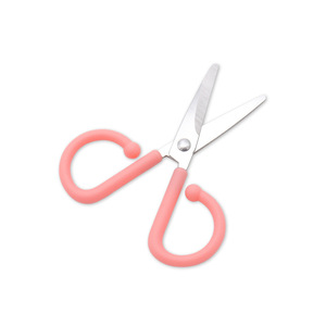 Pink Straight Head Scissors For Home Use Stainless Steel Office Stationery Cutting Tool - Product Image 3