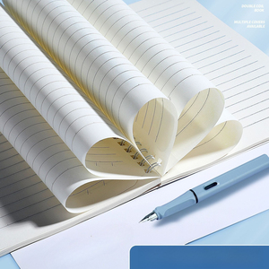 Quaderno a spirale quadrato con copertina fumetto, carino, formato A5, con pagine a righe orizzontali, spesso, per appunti e diario - Product Image 4