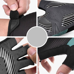 Gants de sport légers et respirants à demi-doigts avec logo personnalisé, antidérapants, pour la gym, le cyclisme et l'extérieur, professionnels, absorbant les chocs, pour la route - Product Image 4