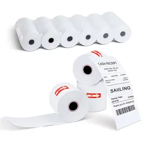 Papel térmico de fábrica para impresora POS, 80mm, precio de caja registradora, rollo