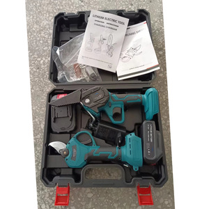 Ensemble d'outils portables sans fil 21V 2 pièces sécateur électrique avec étui rigide personnalisable OEM - Product Image 6
