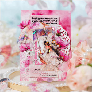 Lot de <span class=keywords><strong>10</strong></span> autocollants <span class=keywords><strong>d</strong></span>écoratifs Rainy Season Series Handbook avec matériel de collage créatif présentant le thème des personnages pluvieux - Product Image 2