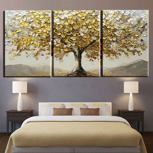 <span class=keywords><strong>Cuadro</strong></span> Decorativo <span class=keywords><strong>de</strong></span> Pared con Diseño Abstracto del Árbol <span class=keywords><strong>de</strong></span> <span class=keywords><strong>la</strong></span> <span class=keywords><strong>Vida</strong></span> <span class=keywords><strong>Dorado</strong></span>, Impresiones en Lienzo para Decoración del Hogar, Cuadros para Decoración <span class=keywords><strong>de</strong></span> Sala <span class=keywords><strong>de</strong></span> Estar - Product Image 6