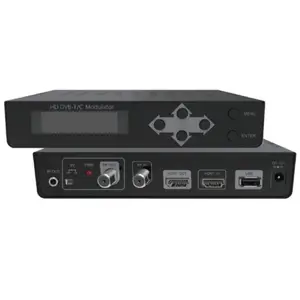 منتجات قياسية جديدة 4K دقة Full HD 1CH جهاز تشفير رقمي HDMI إلى RF DVB-T/C DVB-T+C DVBT جهاز تعديل DVB-T مع IR مسار رجوع