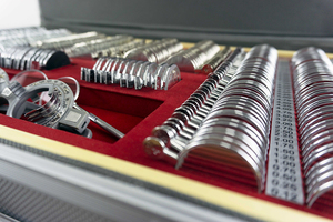 안경점용 266개 시험 렌즈 세트 메탈 링 TLS-266M InnoVue Opto 알루미늄 케이스 전문 검안용 1년 보증 - Product Image 3