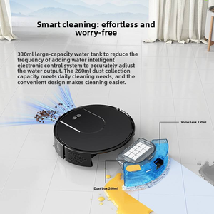 Robot Aspirador Inteligente GV2G-SH con Navegación Giroscópica, 3500Pa, Limpieza Automática para Pelo de Mascotas y Pisos de Madera - Product Image 5