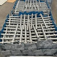 Accessoires professionnels pour échafaudages métalliques : Base réglable, Anneau de serrage, Rosette, Équerre de soutien, Goupilles pour la construction