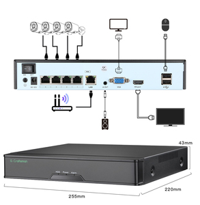 GR-N8016H1-P4 <span class=keywords><strong>NVR</strong></span> Enregistreur vidéo réseau 16 canaux 4K avec 4 ports POE pour caméra IP 8MP 4K, reconnaissance faciale intelligente IA - Product Image 5