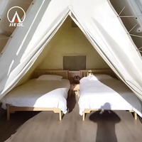 Nuevo diseño Glamping Tent Outdoor Triangle Canvas Resort