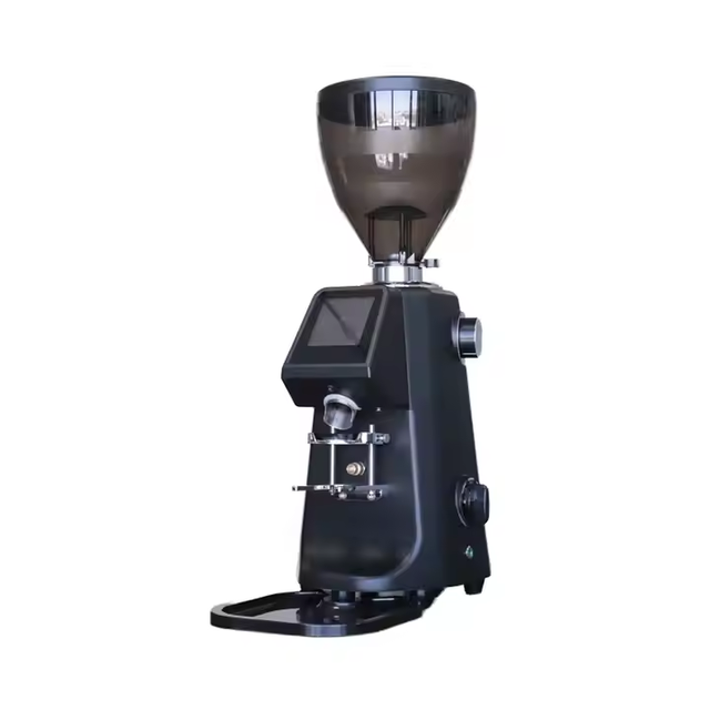 Electric Espresso Coffee Bean Grinders 74Mm Large Flat Burr Commercial Coffee Grinder Machine