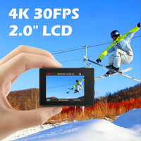 Für SJCAM SJ4000 Air Action Kamera 4K Video 30M Wasserdichte 2.4G WiFi Sport kamera für Fahrrad & Motorräder MicroSD Media