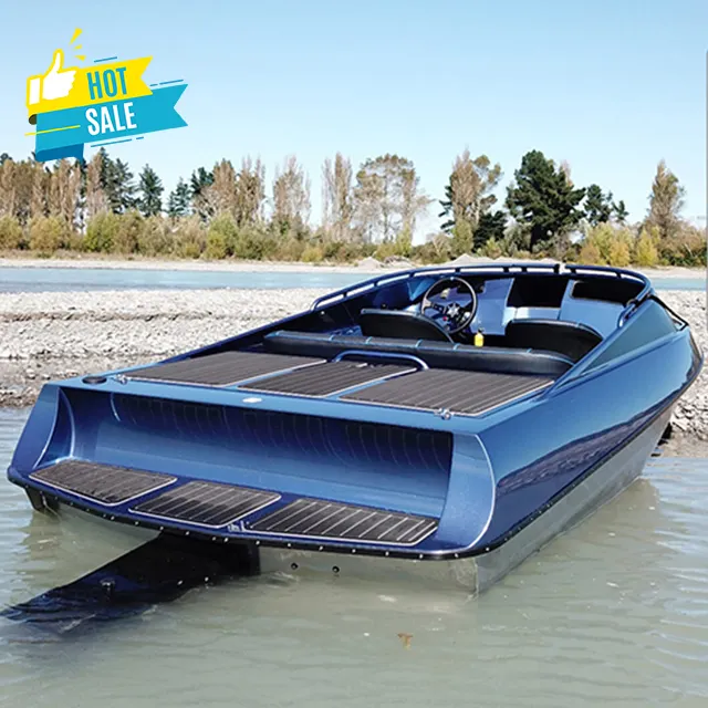 Ecocampor 14ft/15ft 5 Man Jet boat ad alta velocità kit v-scafo Yacht in alluminio in vendita