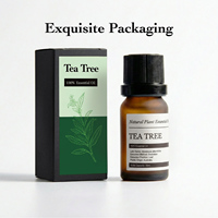 Huile Essentielle de Théier Bio Pure 100% Pureté Distillée à la Vapeur Douce et Fraîche Origine Australie Mélange Antioxydant Nourrissant pour la Peau