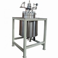 Réacteur à cuve agitée en acier inoxydable à double enveloppe Borui 500L, directement de l'usine, pour la pétrochimie