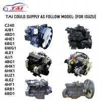 Motor diésel original usado de 1HZ con caja de cambios para Toyota Land Cruiser y Coster Bus