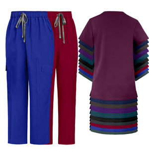 Uniformes Médicos <span class=keywords><strong>de</strong></span> Enfermería Suaves al por Mayor con Logotipo Personalizado, Conjunto <span class=keywords><strong>de</strong></span> Uniforme Quirúrgico para Mujer, Transpirable, OEM, Tela Elástica <span class=keywords><strong>de</strong></span> Spandex para Hospital - Product Image 3
