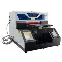 Maxwave A3 ukuran A4 kepala R1390 kualitas tinggi casing ponsel kristal otomatis penuh Tempat kartu kaus Flatbed pencetak Inkjet UV