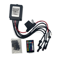 Luces LED RGBW para Roca, 6 Unidades, IP68 Impermeables, 12V, Blanco Puro Multicolor, Luces Todoterreno para Coche, Camioneta, ATV, SUV