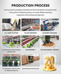 Barredora Industrial para Almacenes, Campos de Golf, Playas, con Cepillo Central, para Polvo y Residuos - Product Image 6