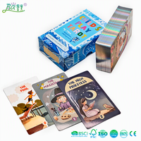 Cartes de tarot personnalisées avec bordure dorée, jeu de cartes de tarot de qualité supérieure, impression de cartes de tarot, design personnalisé, fabrication OEM, vente en gros