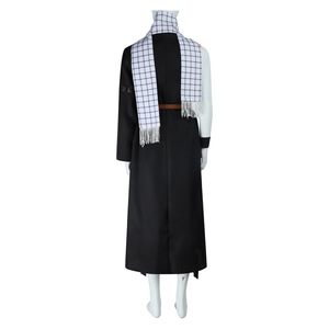 Costume de cosplay Natsu Dragneel noir pour hommes adultes, tenue de jeu de rôle d'anime pour Halloween - Product Image 4