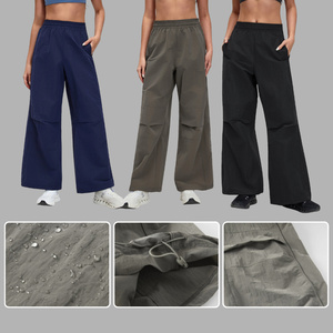 Nuovi <span class=keywords><strong>Pantaloni</strong></span> Cargo da <span class=keywords><strong>Donna</strong></span> a Vita Alta, Gamba Dritta, Vestibilità Ampia, Resistenti all'Acqua, per Escursionismo, <span class=keywords><strong>Trekking</strong></span>, Arrampicata e Casual - Product Image 6