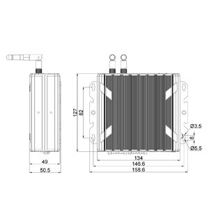 Mini PC sin ventilador 4LAN DDR4 J6412 Cortafuegos integrado Mini computadora industrial 8GB Memoria de video <span class=keywords><strong>Linux</strong></span> OS SSD Usado duro Stock - Product Image 6