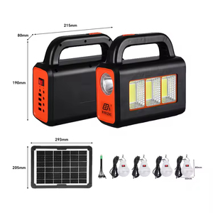 Système d'éclairage solaire miniature très vendu pour la maison et le camping, kit de lampe solaire et panneau solaire IP65 pour le jardin et la route - Product Image 2