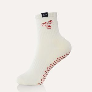 कपास कस्टम पाइलेट्स 100% सबसे अच्छी बिक्री गैर-पर्ची मोजे के साथ आकर्षक योग मोजे आरामदायक योग मोजे के साथ सहज योग मोजे सहज योग मोजे - Product Image 1