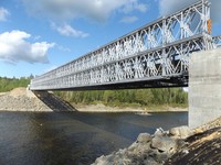 Fabricant chinois de haute qualité SSR en acier Double/simple, pont Bailey à faible coût, construction rapide, Structure en acier