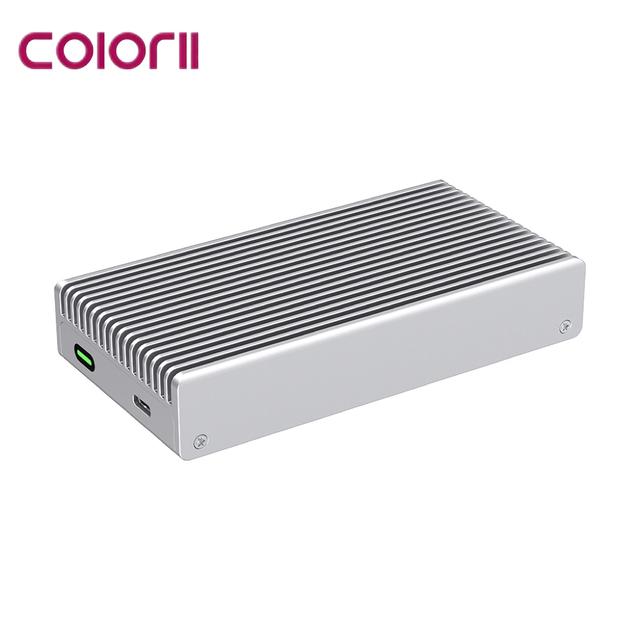 Enclosure M.2 NVMe SSD USB4 Aluminum External Hard Drive Case 40Gbps Thunderbolt 4 Type C for Mac Mini M4