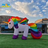 Personnages de dessins animés géants personnalisés, licorne gonflable, publicités gonflables, modèles de poupées My Little Pony pour la décoration