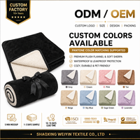 Vente Flash : Couverture pour Animaux de Compagnie Personnalisable avec Logo, en Gros, Imperméable, Douce en Polaire Sherpa, pour Chiens et Chats, Protection pour Lit, Canapé et Meubles