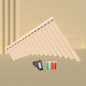 C flauti chiave Pan con 16 fori aperti e adesivi con Note musicali viene fornito con borsa per il trasporto per i musicisti - Product Image 1