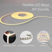 Éclairage de jardin extérieur, étanche IP68, 2700K 3000K 4000K 6500K, W10*H20mm, bande LED néon flexible DC24V, 13.5W, bande LED