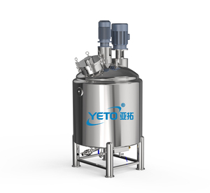 YETO GMP ISO mélange supérieur et homogénéisateur processus de fabrication de savon liquide scellé réservoir de mélange chimique mélangeur de lotion en acier inoxydable - Product Image 1