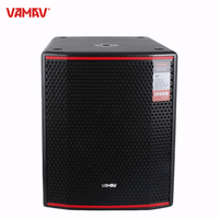 VAMAV Pro Audio NOVA AX18S Subwoofer Activo Profesional de Madera de 18 pulgadas, 1000W RMS, DSP Effects, Clase D para Escenario