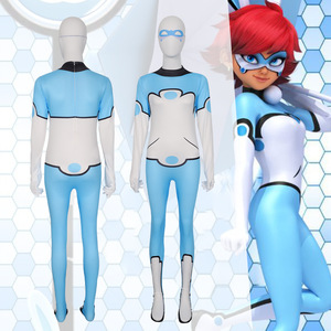 Disfraz de Cosplay de Miracle Girl Ali, Traje Completo Azul para Juego de Rol de Anime, Verano 2025 - Product Image 1