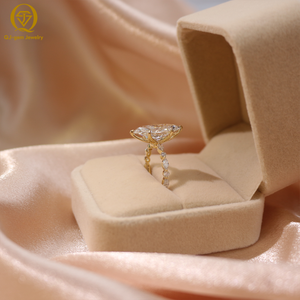 Bague de mariage classique pour femme, très vendue, avec diamant de laboratoire taille marquise et certificat IGI, or 18 carats, taille personnalisée, idéale pour un cadeau - Product Image 3