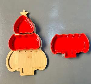 Christmas Tree Dried Fruit <b>Platters</b>, Fruit <b>Platters</b>, and Creative Christmas Tree Designs Dinner Plates - Product Image 5