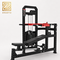 Máquina de Polea Comercial ZY para Ejercicios de Tracción y Remo, Equipo de Entrenamiento de Fuerza con Selector para Gimnasios y Clubes de Fitness