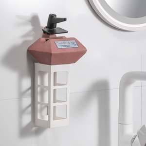 ชั้นวางของพลาสติกติดผนังในห้องนอน ไม่ต้องเจาะผนัง สำหรับเก็บอุปกรณ์ทำผม กล่องเก็บเครื่องสำอาง ของใช้ในบ้าน ห้องน้ำ ที่เก็บเครื่องม้วนผม - Product Image 4