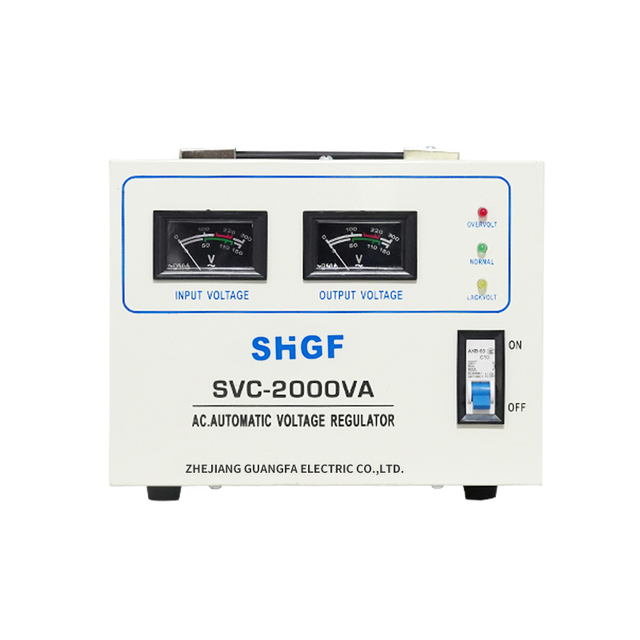 Static Voltage Regulator 2KVA 150-250V to 220V Automatic Single Phase Voltage Stabilizer for Data Center