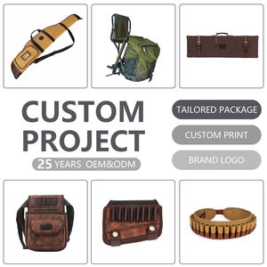 HIBO Custom Hard Gun Display Case Lona Cuero y madera con cerradura Accesorios <span class=keywords><strong>de</strong></span> caza - Product Image 6