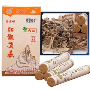 6 years 25:1 moxibustion sticker smoke Moxa Rolls Heating Acupuncture Therapy Body Massager Wild Mugwort Argy Wormwood