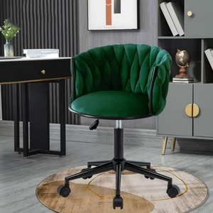 Fauteuil individuel Wss, ensemble de chaises modernes pour salon, meubles de salon, fauteuil de luxe en velours pour le salon - Product Image 3