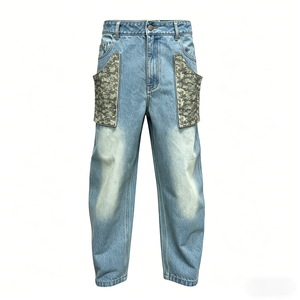 Jeans de Pierna Recta de Color Personalizado para Mujer, Pantalones Vaqueros Casuales de Estilo Urbano - Product Image 3