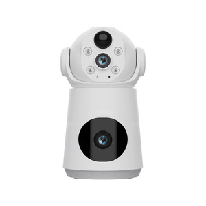 Caméra de surveillance WiFi sans fil V380, 1080P, double vue panoramique, stockage en nuage, avec interphone vocal, pour la sécurité domestique - Product Image 2
