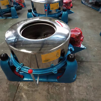 Unité de blanchisserie haute capacité de 30kg Extracteur à faible bruit en acier inoxydable Centrifugeuse à trois supports